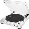New - AudioTechnica AT-LP60XBT-WW Turntable Bluetooth Fully Automatic White - Tone Deaf Records