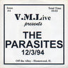 Used - The Parasites - 12/3/94 (Off The Alley - Homewood, IL) - 7" - Tone Deaf Records
